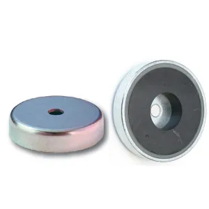 Ferrite countersunk pot magnet, SAV 240.01