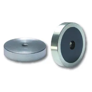 Neodymium potmagneet met doorlopend draadgat