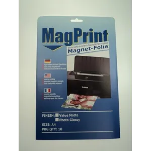 Bedruckbare Magnetfolie A4, 10 Blatt
