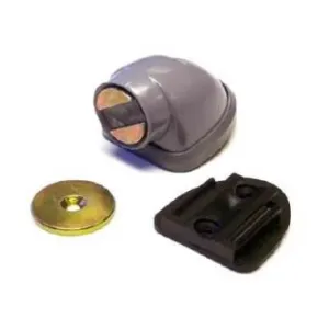 Puffer-Haftmagnet auf Gummifuß.