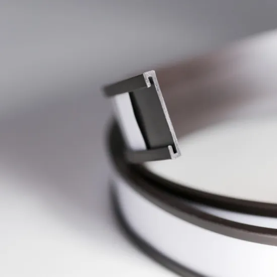 Flexible magnetische Etikettenleisten, C Profil