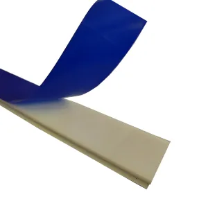 Staalband wit met foamzelfklever 50 x 2 mm, rol 25 m