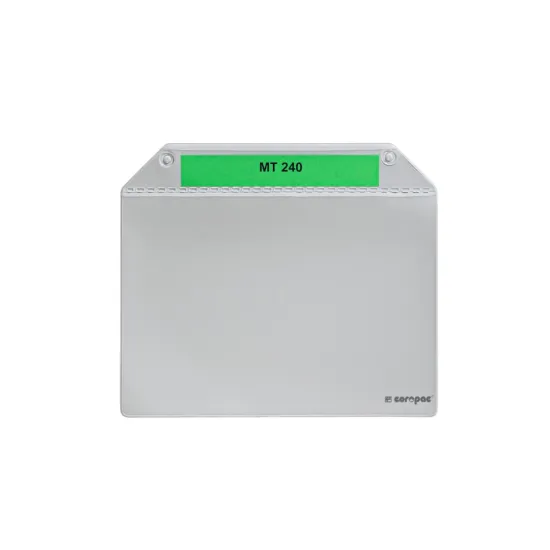 Magnetic insert sleeve with magnetic strip A5 landscape