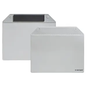 Magnetische Einstecktaschen-Set aus Kunststoff in A4