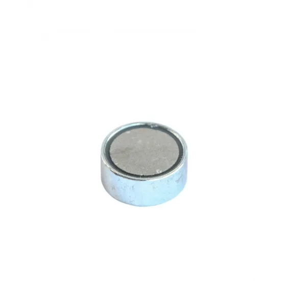 Samarium Cobalt pot magnet smooth very powerful, galvanized
