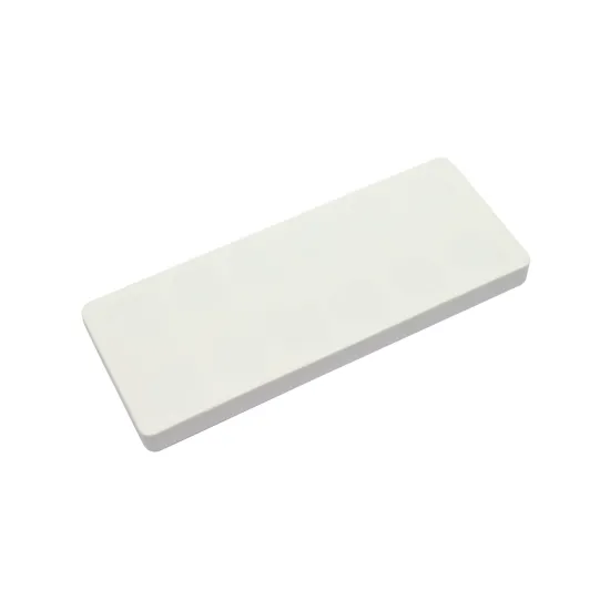 Neodymium magnet system in rubber, rectangular with threaded hole