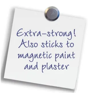 Sterke planbord magneet rond, staal. Extra sterke memomagneet