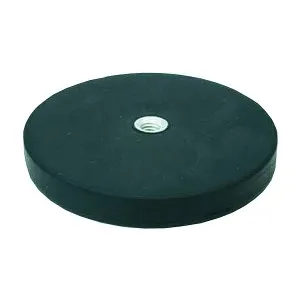 Magnetsystem aus NdFeB, Gummimantel mit Innengewinde Ø 66 mm