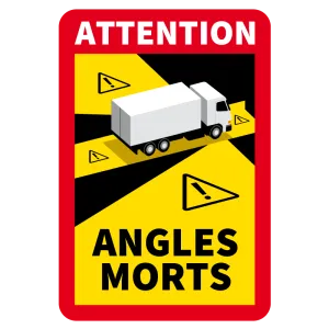 Voertuig Magneet-Folie "Angles Morts" voor zware voertuigen